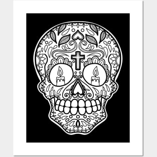 HomeSchoolTattoo Sugarskull Posters and Art